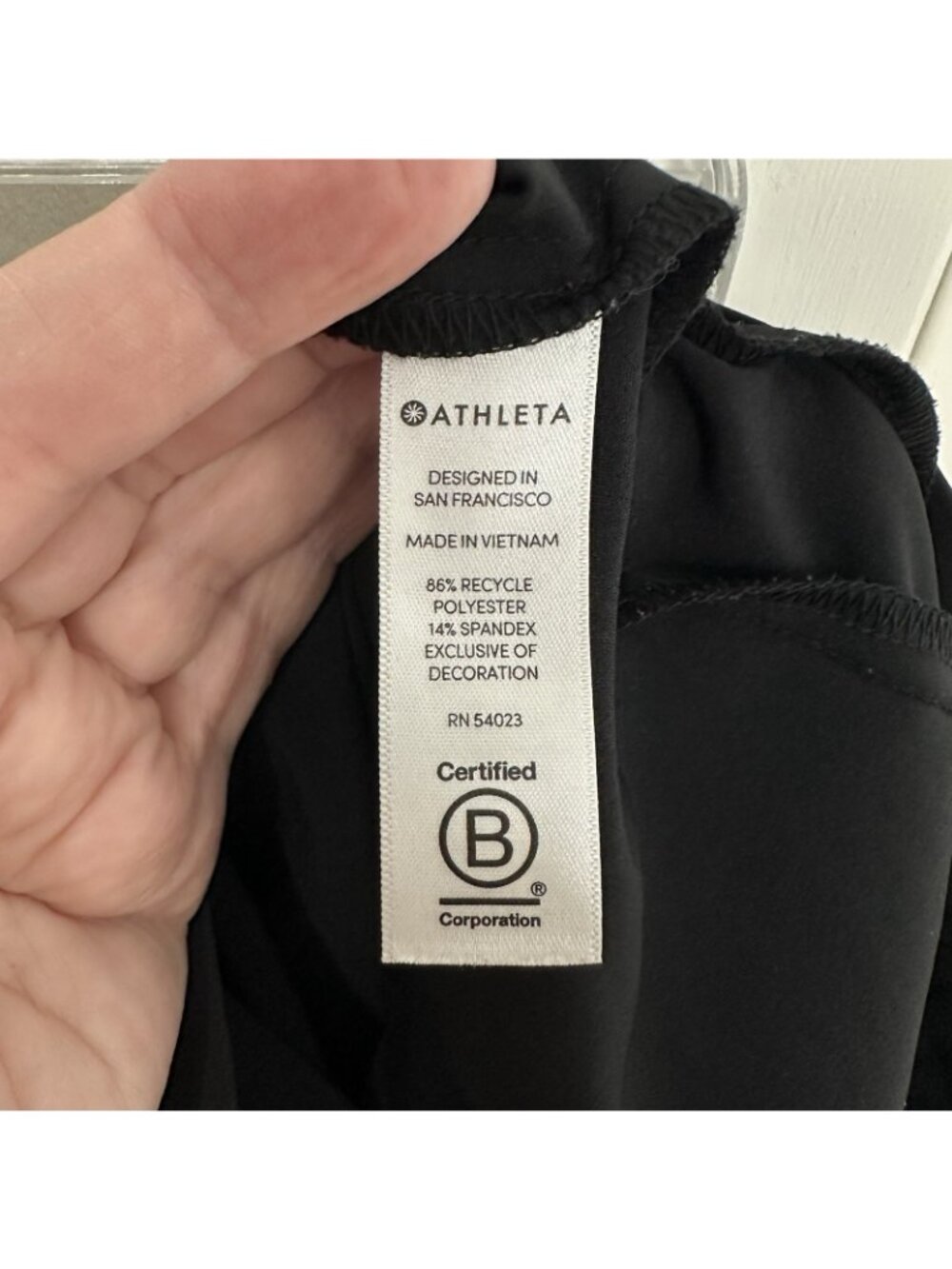 SOLD black 4 activewear athletic 7" inseam walking